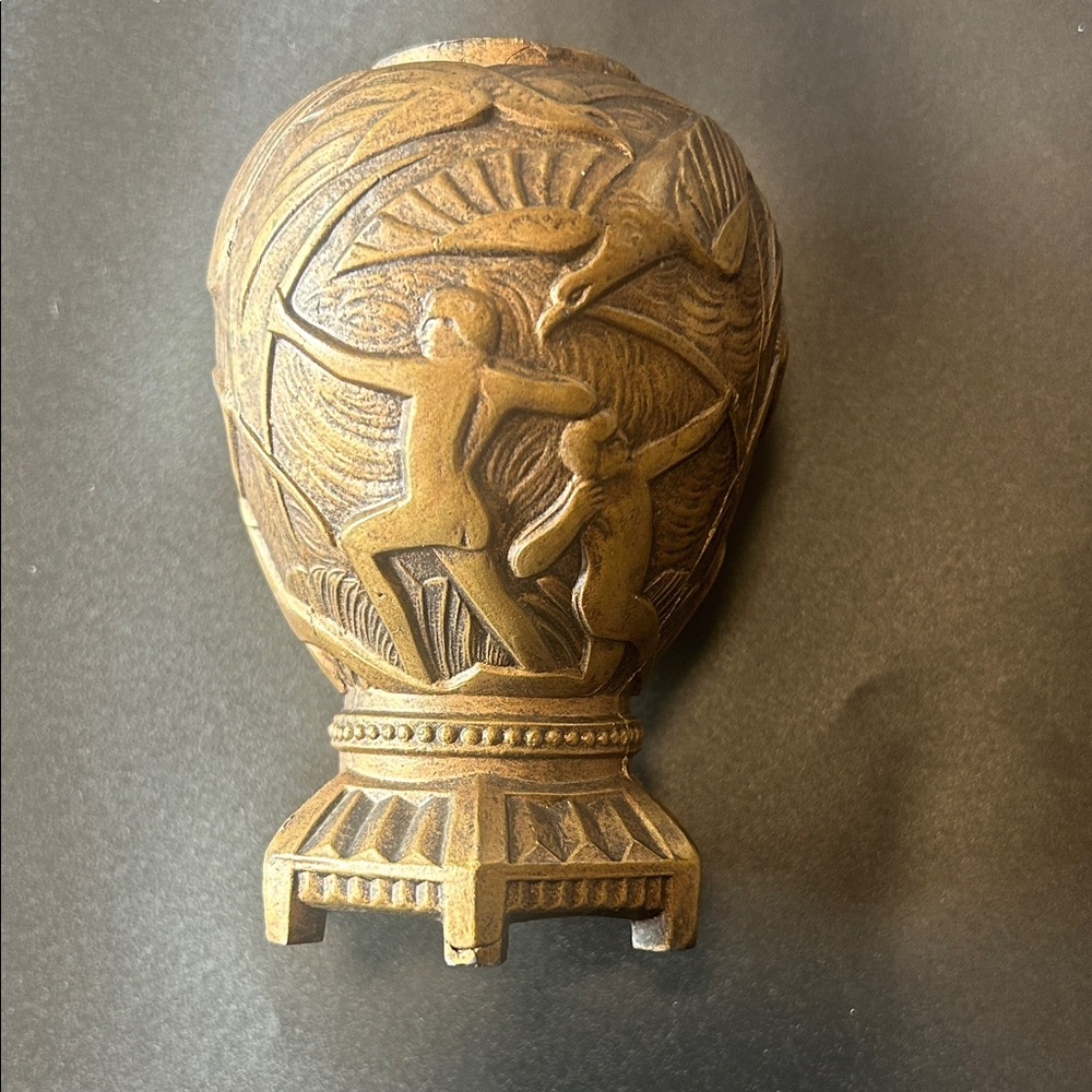 Vintage Carved Bronze in incense burner
